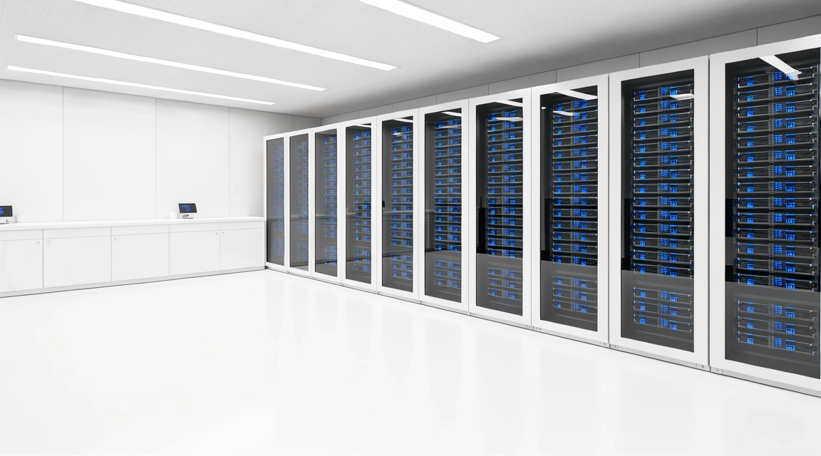 In-lab data processing facilities at Tokyo Metric Research.